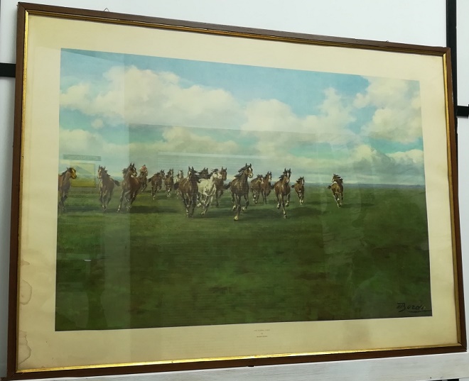 STAMPA "THE REBEL HERD" MARIO BORDI Stampe Inglesi 
